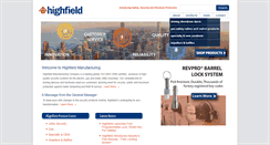 Desktop Screenshot of highfield-mfg.com
